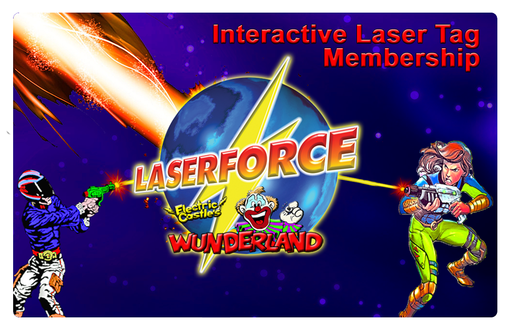 Interactive Laser Tag Membership Card