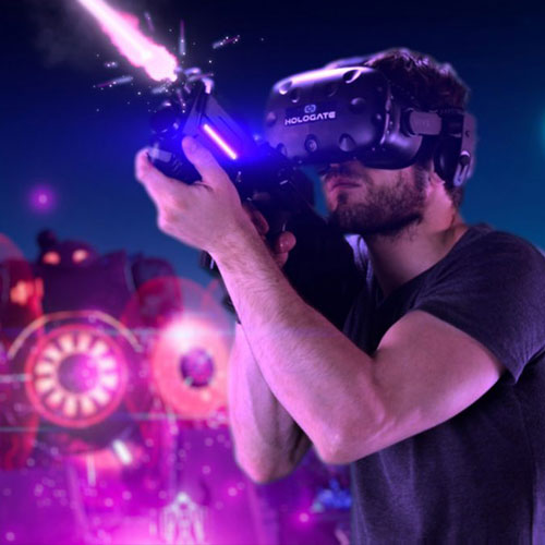 Man Playing Hologate VR