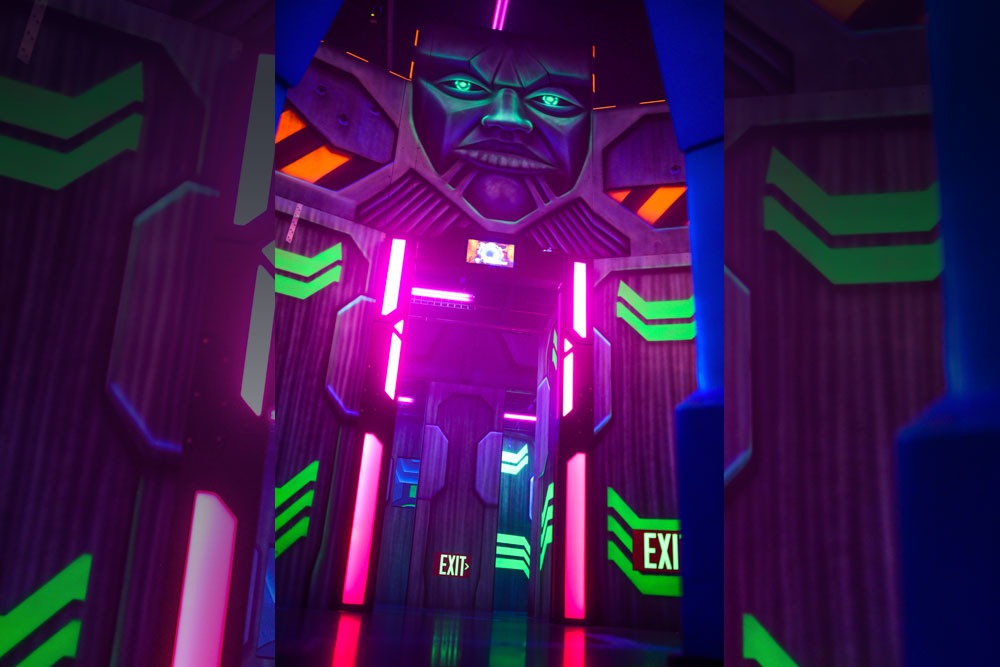 Laser Tag Interior Exit